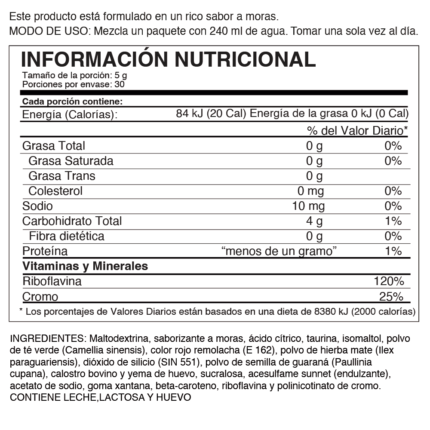 Energy Go Stix Berry ventas EEUU - Oferta / Sale